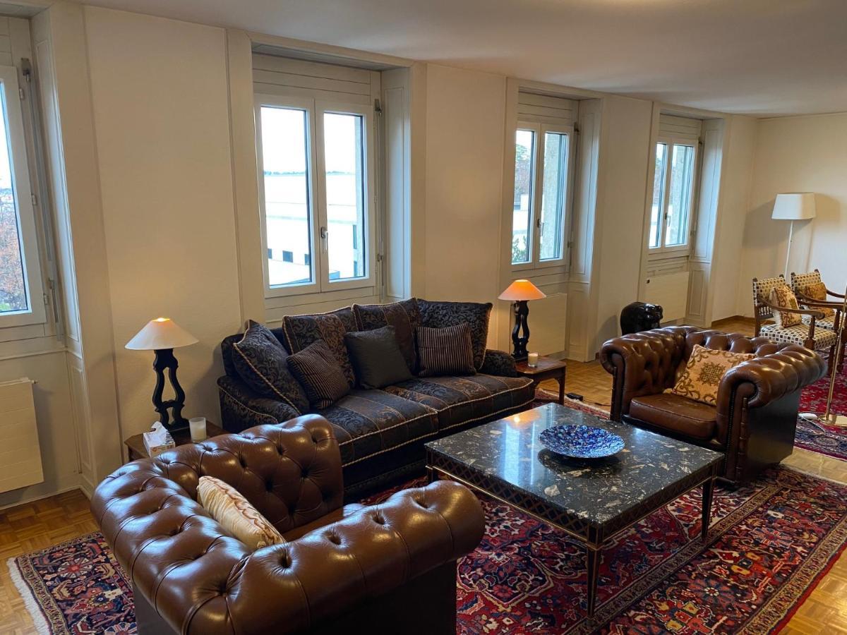 Geneve, Plein Centre,Belle Vue Lac, Splendide Et Grand Appartement المظهر الخارجي الصورة