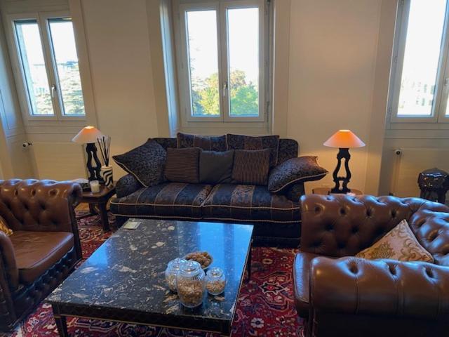 Geneve, Plein Centre,Belle Vue Lac, Splendide Et Grand Appartement المظهر الخارجي الصورة
